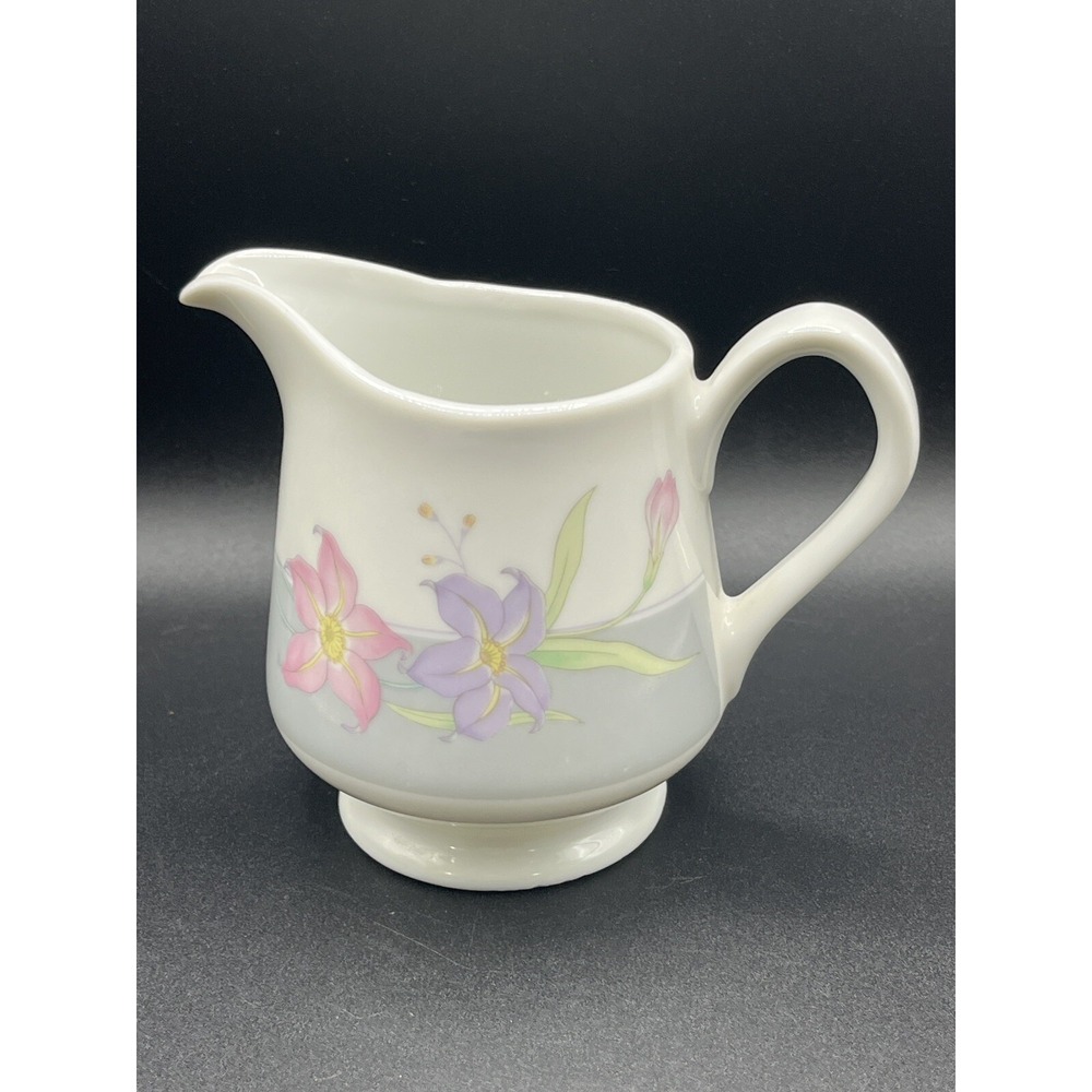 Remembrance Collection by Action (Japan) Porcelain Pastel Floral Creamer Pitcher